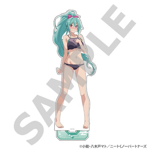 『ニートくノーとなぜか同棲はじめました』BIGアクリルフィギュアスタンド (彩夢 水着ver.)